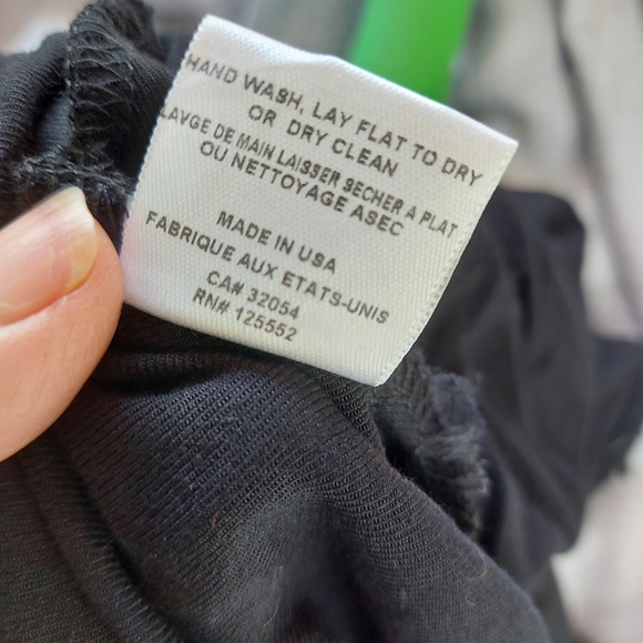 Anthropologie Dolan black wide leg culotte - Picture 8 of 8